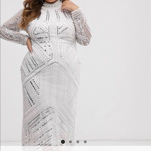 ASOS Curve Embellished dress